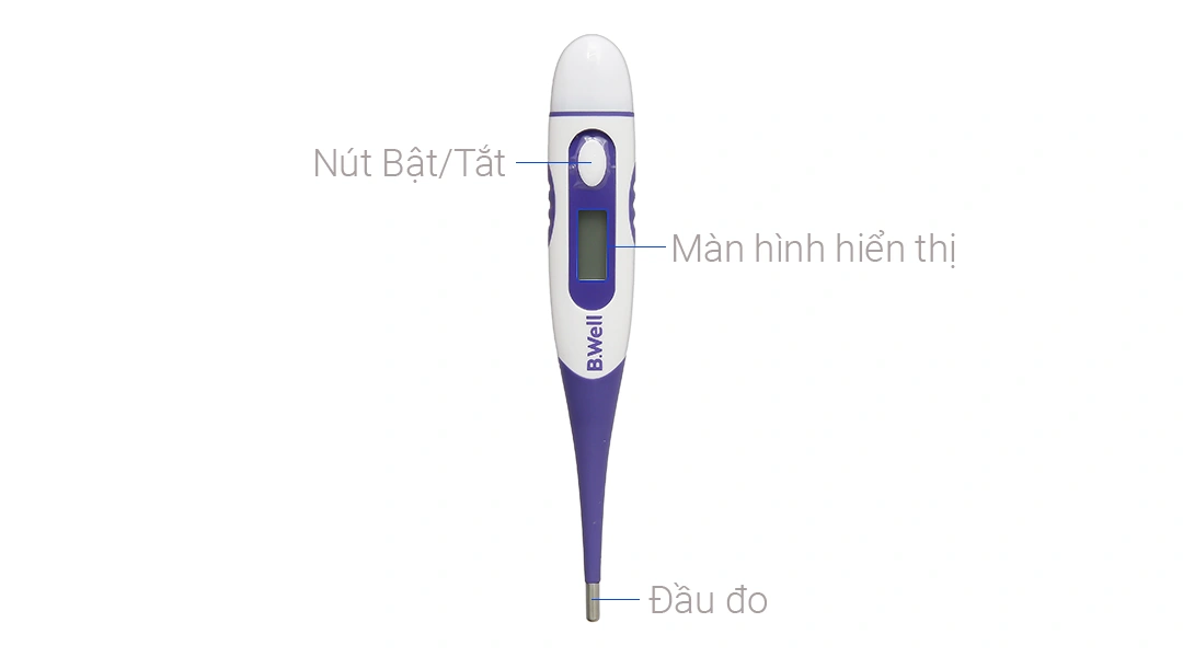Nhiệt kế điện tử đo thân nhiệt B.Well WT-04 standard - 2