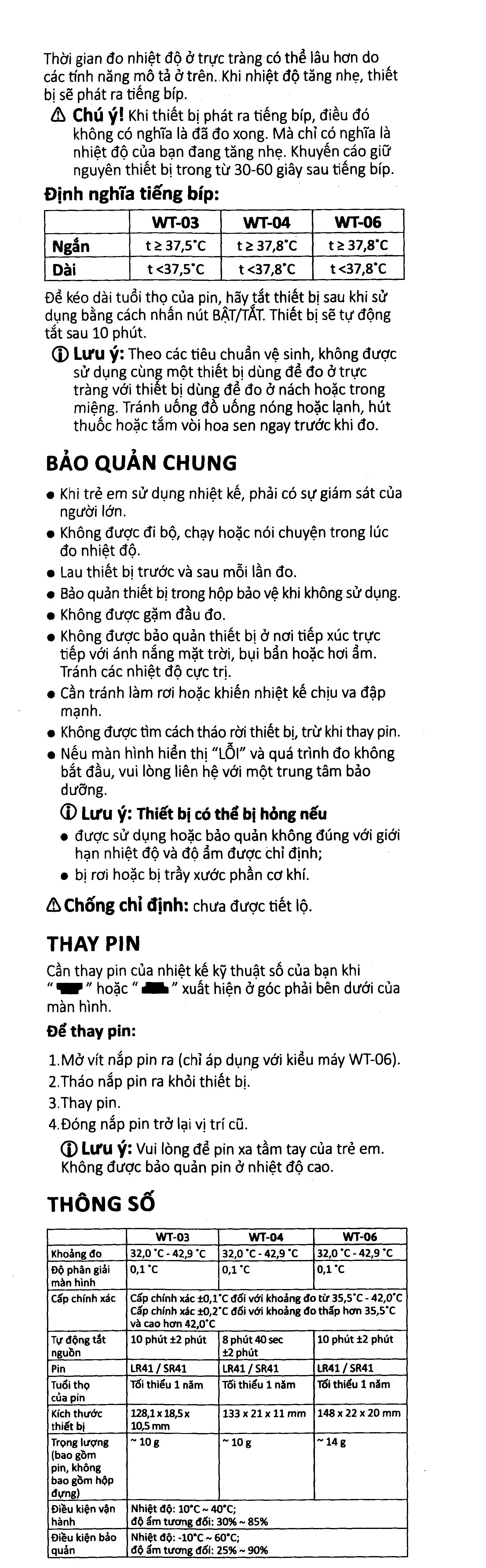 Nhiệt kế điện tử đo thân nhiệt B.Well WT-04 standard - 9