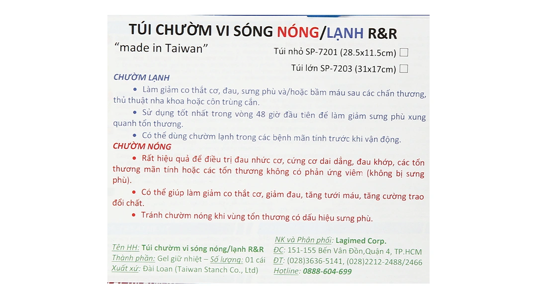 Túi chườm nóng lạnh Dura Soft (31cm x 17cm) - 5