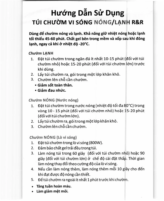 Túi chườm nóng lạnh Dura Soft (31cm x 17cm) - 7