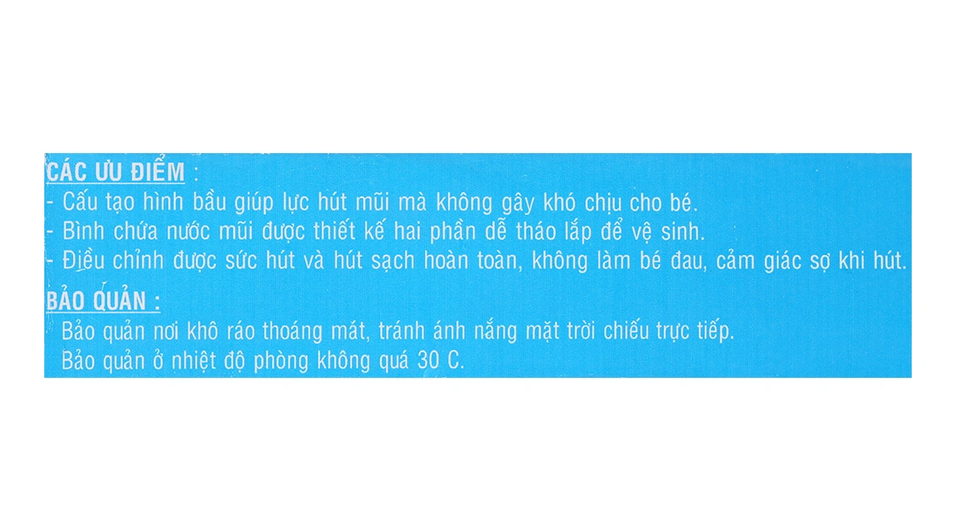 Dụng cụ hút mũi Sài Gòn cho bé hộp 1 cái - 6
