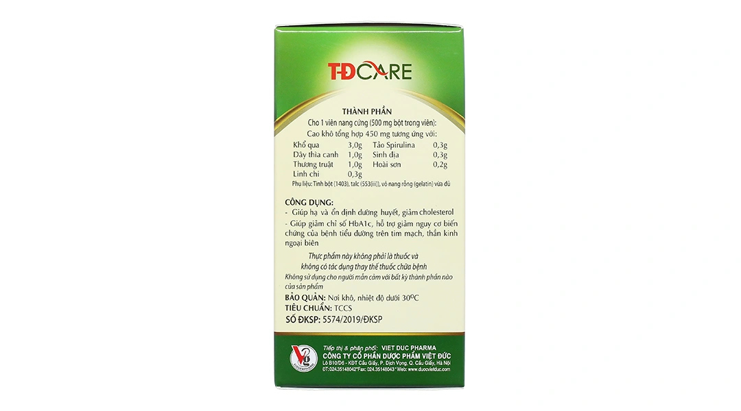 Td Care lọ 60 viên - 2
