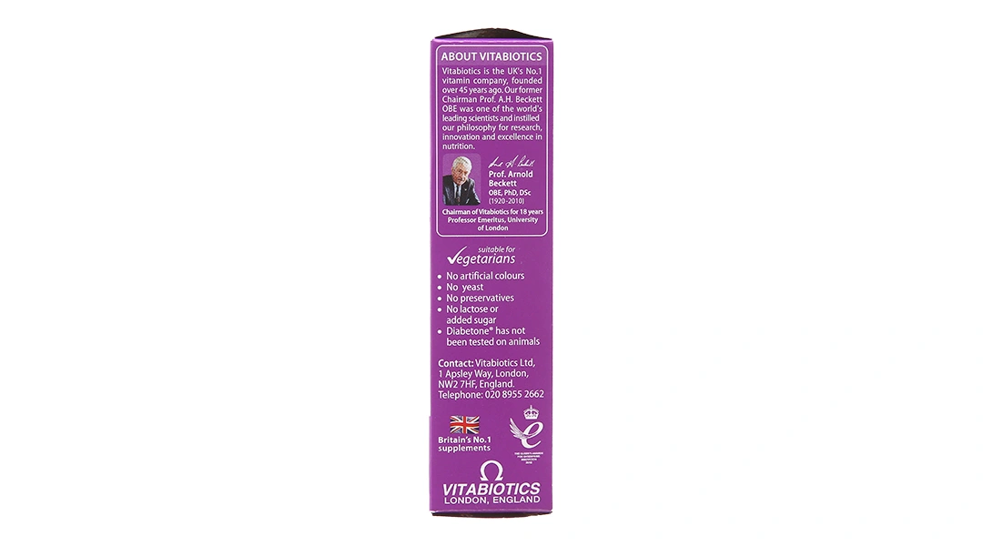Vitabiotics Diabetone hộp 30 viên - 3
