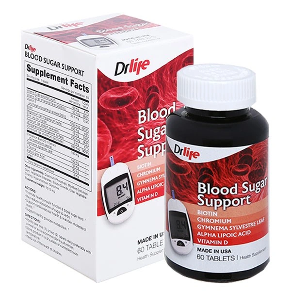 Drlife Blood Sugar Support hỗ trợ cải thiện chỉ số đường huyết