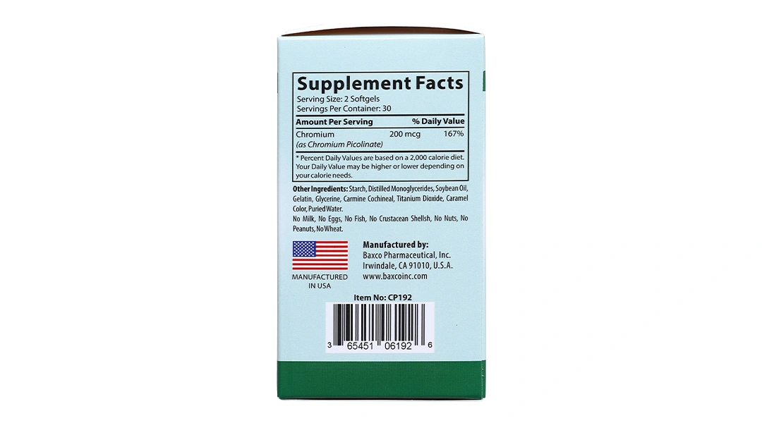 Ubb Chromium Picolinate lọ 60 viên - 3