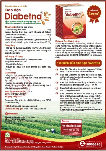 Cao Đặc Diabetna Hộp 1 Lọ 75g - 6