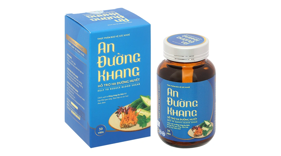 Thực phẩm bảo vệ sức khỏe An Đường Khang hộp 30 viên - 