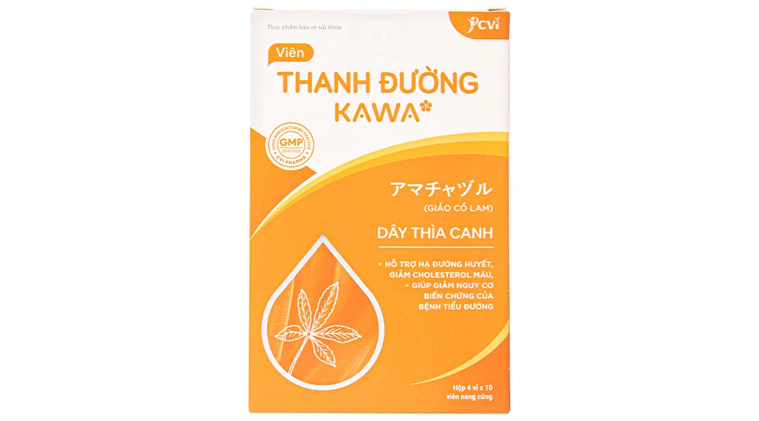 Thực phẩm bảo vệ sức khỏe Thanh Đường Kawa hộp 40 viên - 1
