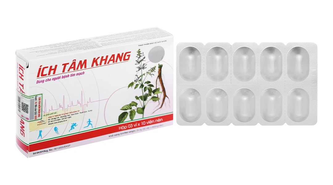 Ích Tâm Khang hộp 30 viên - 