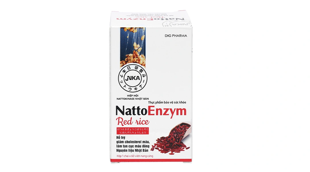 NattoEnzym Red Rice hỗ trợ giảm cholesterol, ngừa đột quỵ hộp 20 viên - 8