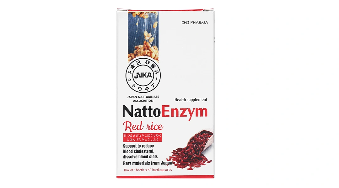 NattoEnzym Red Rice hỗ trợ giảm cholesterol, ngừa đột quỵ hộp 20 viên - 9