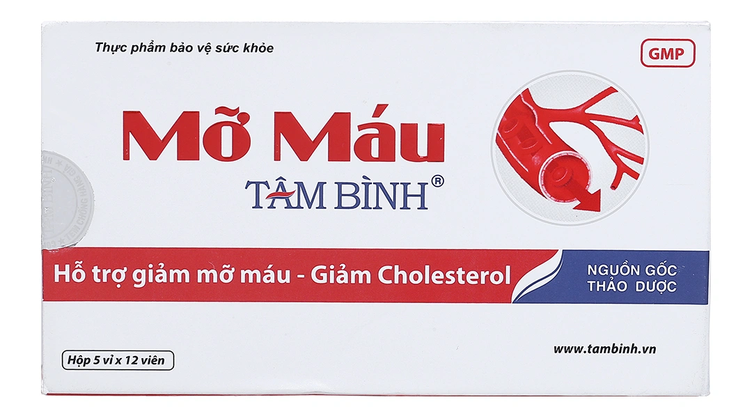 Mỡ Máu Tâm Bình hộp 60 viên - 1