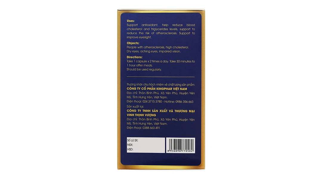 Kingphar Omega 3,6,9 Plus Q10 lọ 100 viên - 3