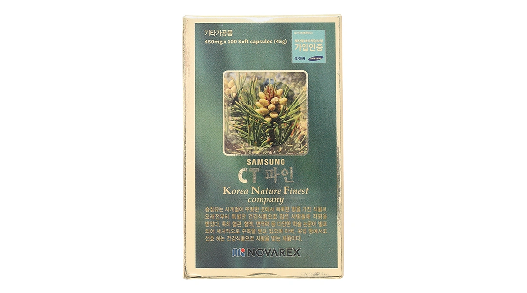 Tinh dầu Thông đỏ Samsung CTPINE giúp tăng tuần hoàn máu lọ 100 viên - 1