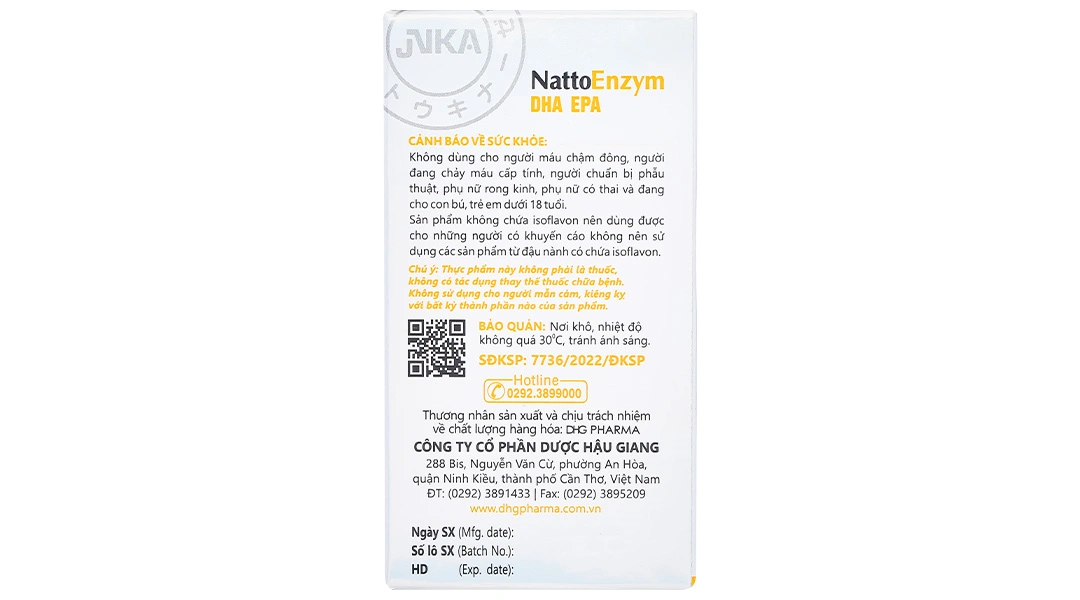 Nattoenzym DHA EPA lọ 60 viên - 2