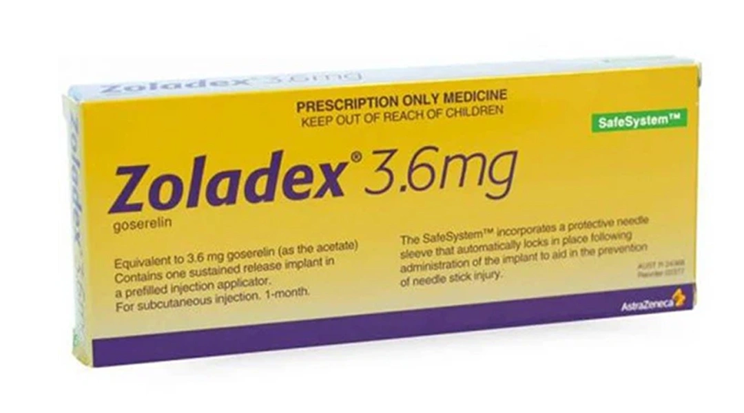 Dung dịch tiêm Zoladex 3,6mg kiểm soát ung thư vú, tuyến tiền liệt hộp 1 bơm tiêm - 
