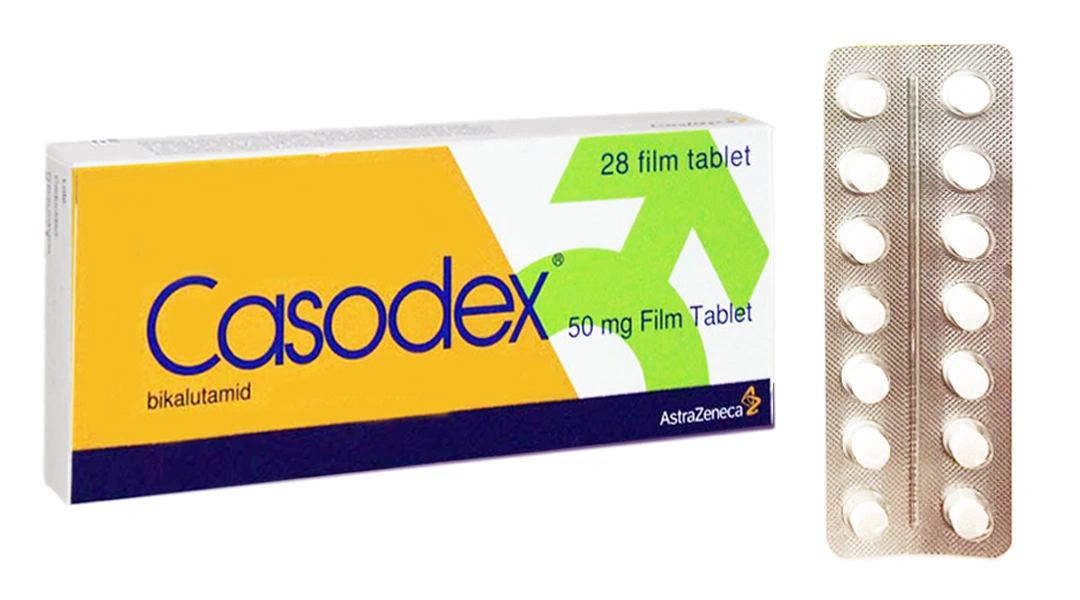 Casodex 50mg điều trị ung thư tuyến tiền liệt (2 vỉ x 14 viên) - 
