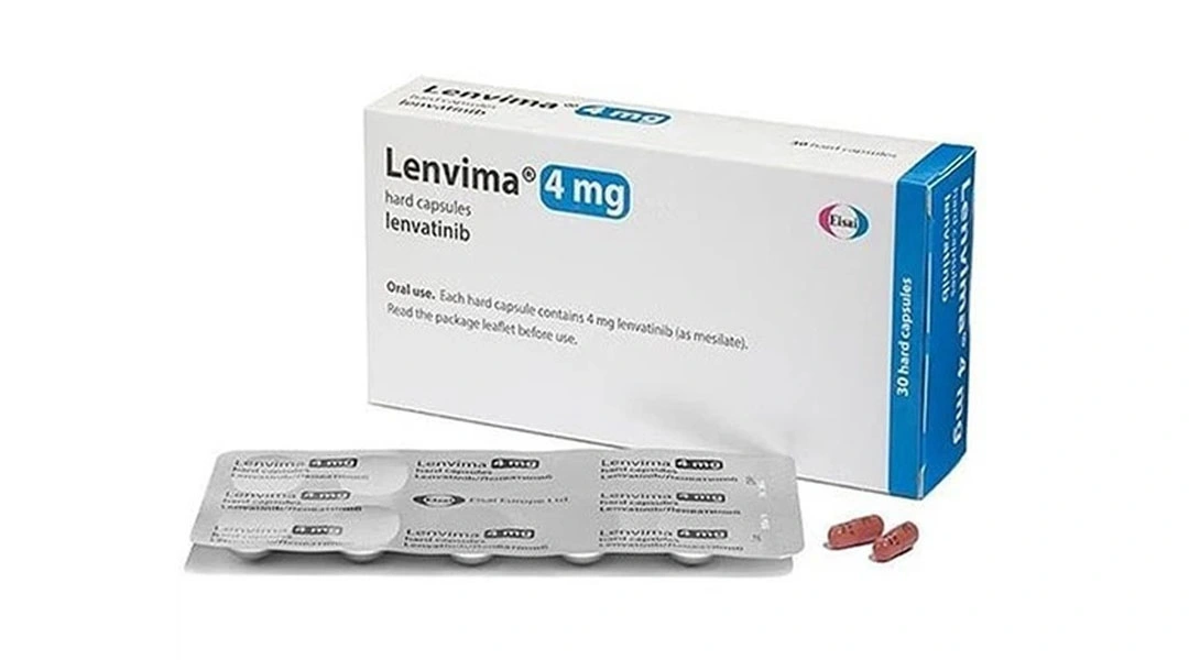 Lenvima 4mg chỉ định điều trị ung thư tuyến giảp, ung thư biểu mô (2 vỉ x 10 viên) - 