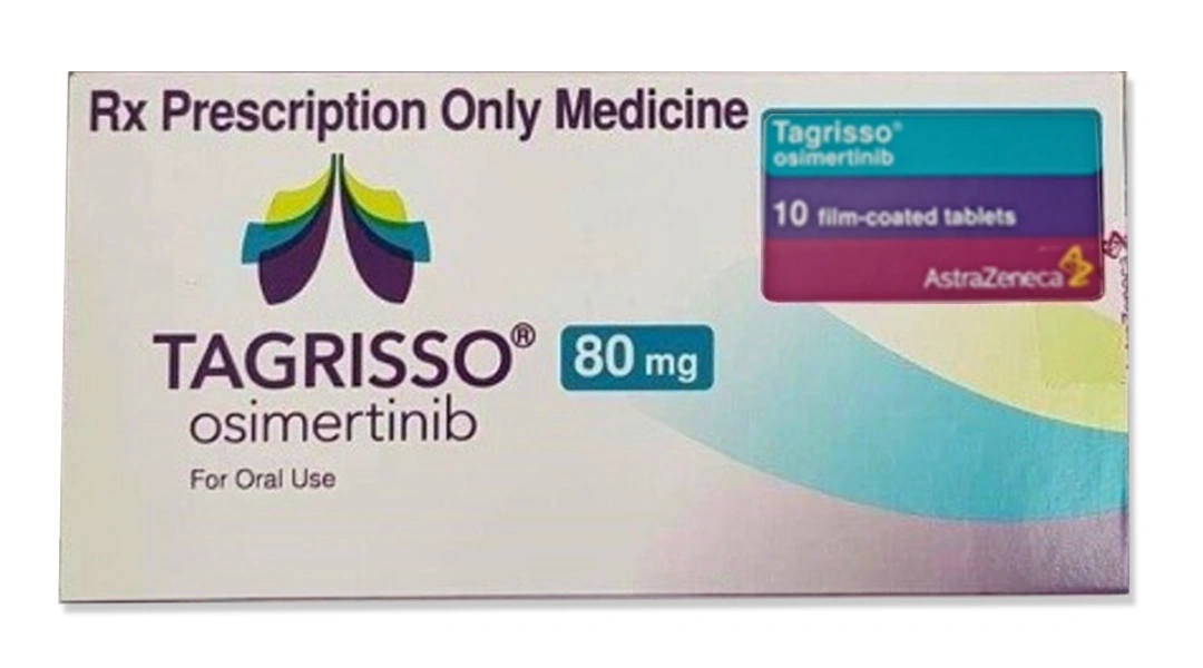 Tagrisso 80mg chỉ định điều trị ung thư tiến triển (1 vỉ x 10 viên) - 