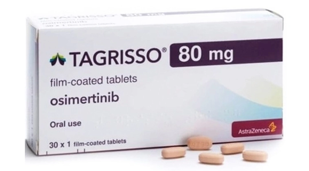 Tagrisso 80mg chỉ định điều trị ung thư tiến triển (3 vỉ x 10 viên) - 