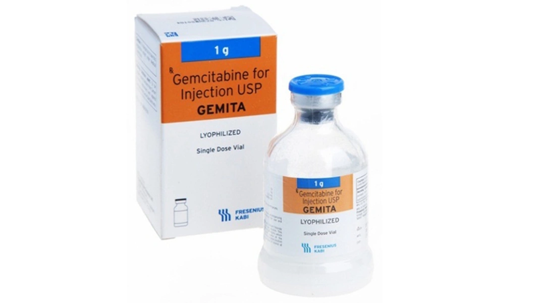 Bột pha tiêm Gemita 1g điều trị ung thư di căn hoặc tiến triển lọ 1g - 