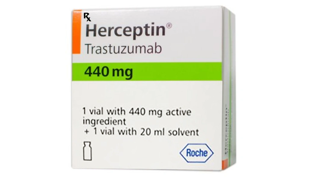Bột pha tiêm Herceptin 440mg điều trị ung thư vú (1 lọ bột + 1 lọ dung môi 20ml) - 