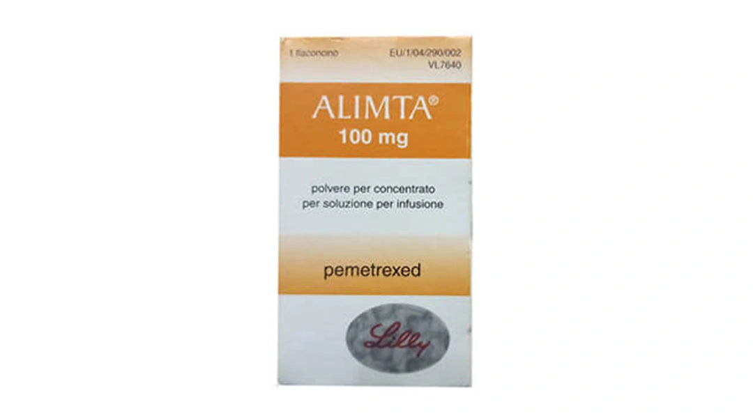 Bột pha tiêm Alimta 100mg điều trị u trung biểu mô màng phổi ác tính hộp 1 lọ 100mg - 