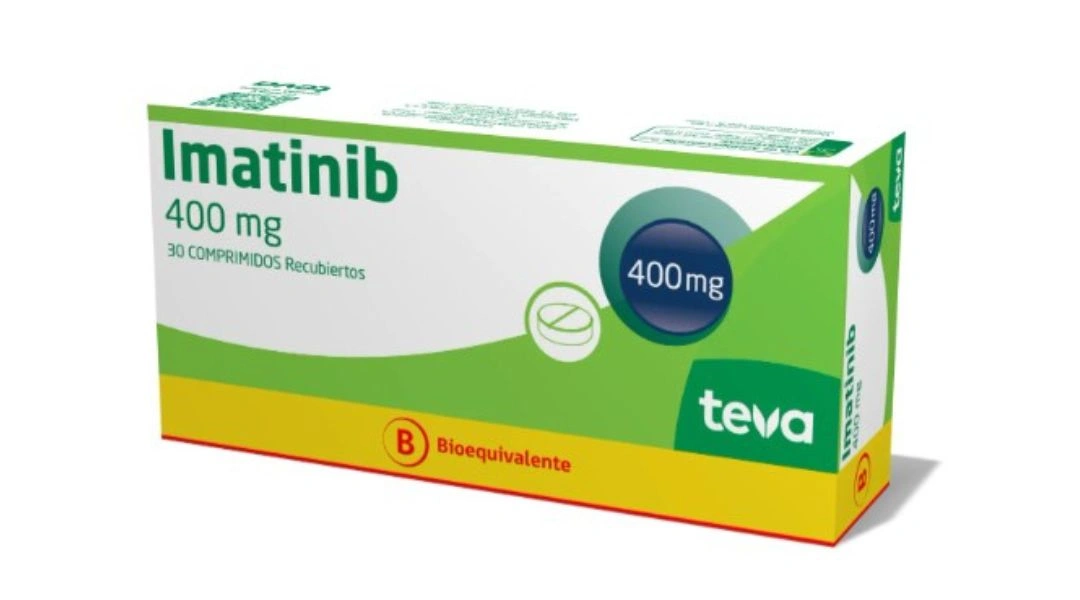 Imatinib Teva 400mg dùng trong điều trị ung thư bạch cầu tuỷ mạn (3 vỉ x 10 viên) - 