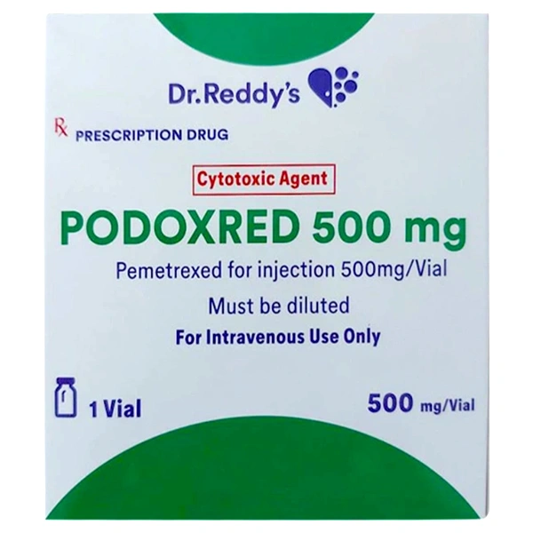 Bột pha tiêm Podoxred 500mg điều trị ung thư hộp 1 lọ 500mg - 