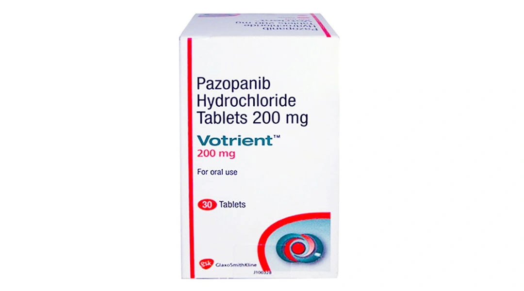Votrient 200mg điều trị ung thư biểu mô tế bào thận, ung thư phần mềm lọ 30 viên - 