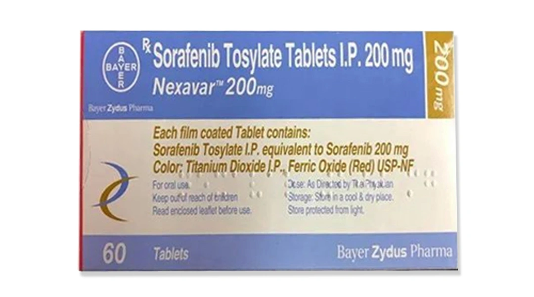 Nexavar 200mg điều trị ung thư tế bào biểu mô (6 vỉ x 10 viên) - 