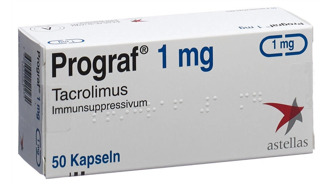 Prograf 1mg phòng ngừa thải ghép ở bệnh nhân ghép thận hoặc gan (5 vỉ x 10 viên) - 
