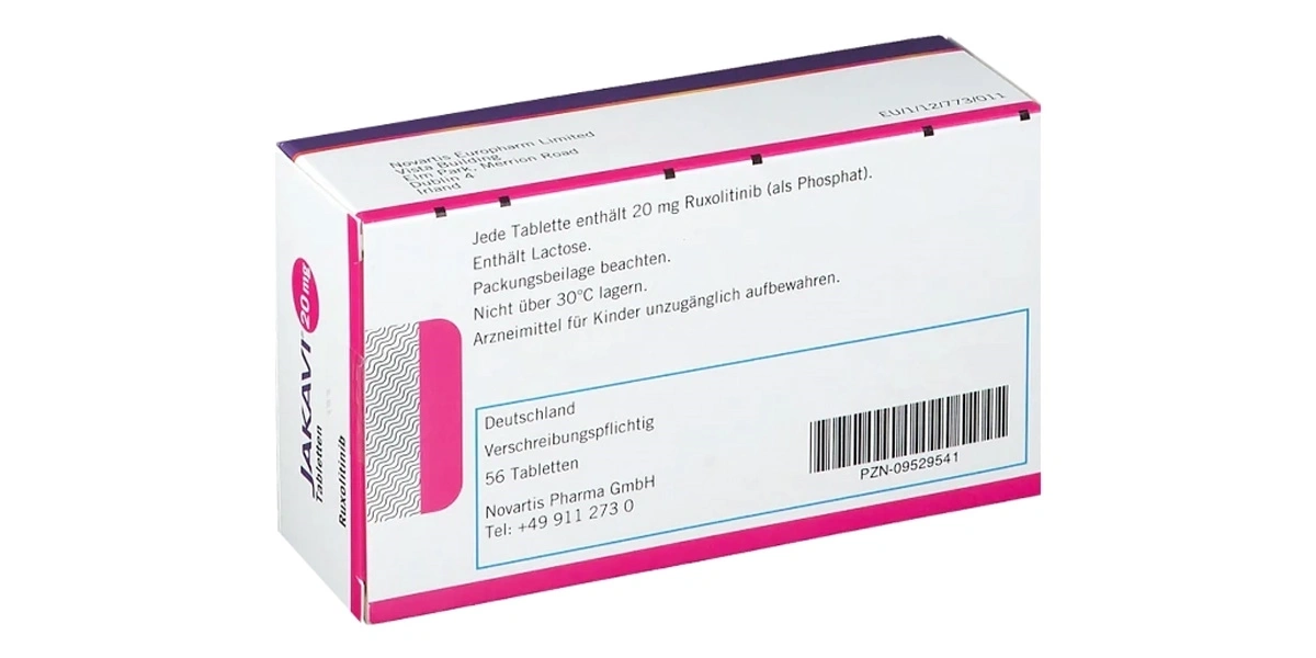 Jakavi 20mg điều trị xơ tủy xương (4 vỉ x 14 viên) - 1