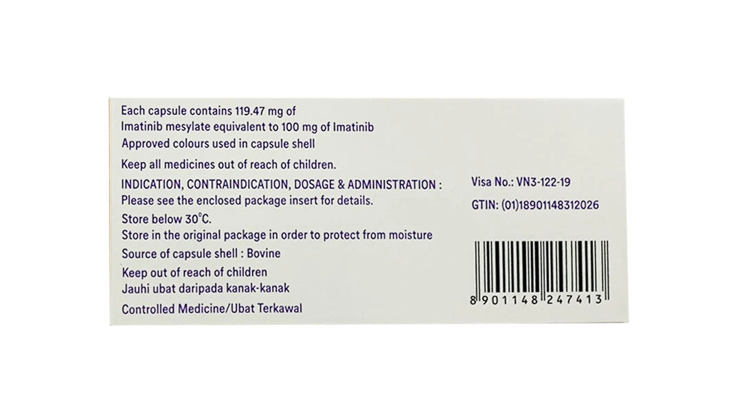 Redivec 100mg điều trị bệnh bạch cầu tủy mạn (6 vỉ x 10 viên) - 1