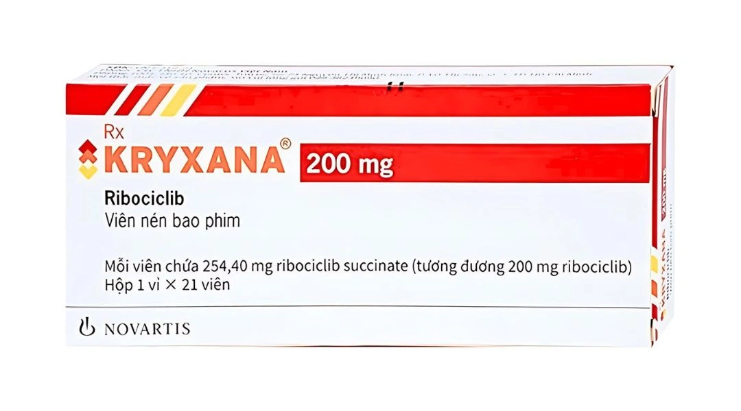 Kryxana 200mg chỉ định trong điều trị một số thể ung thư vú (1 vỉ x 21 viên) - 