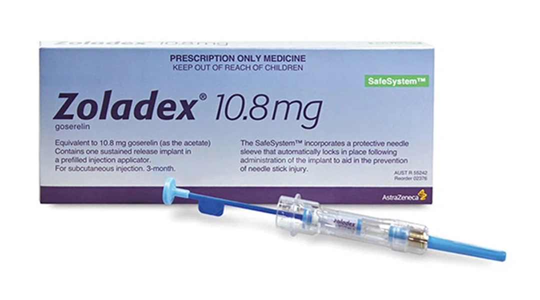 Dung dịch tiêm Zoladex 10,8mg kiểm soát ung thư vú, tuyến tiền liệt hộp 1 bơm tiêm - 
