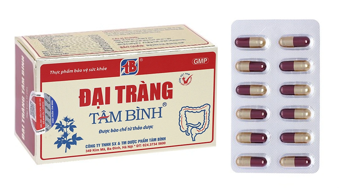 Đại Tràng Tâm Bình hỗ trợ giảm các triệu chứng viêm đại tràng hộp 60 viên - 