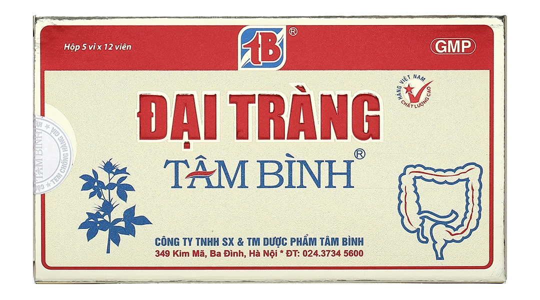 Đại Tràng Tâm Bình hỗ trợ giảm các triệu chứng viêm đại tràng hộp 60 viên - 2