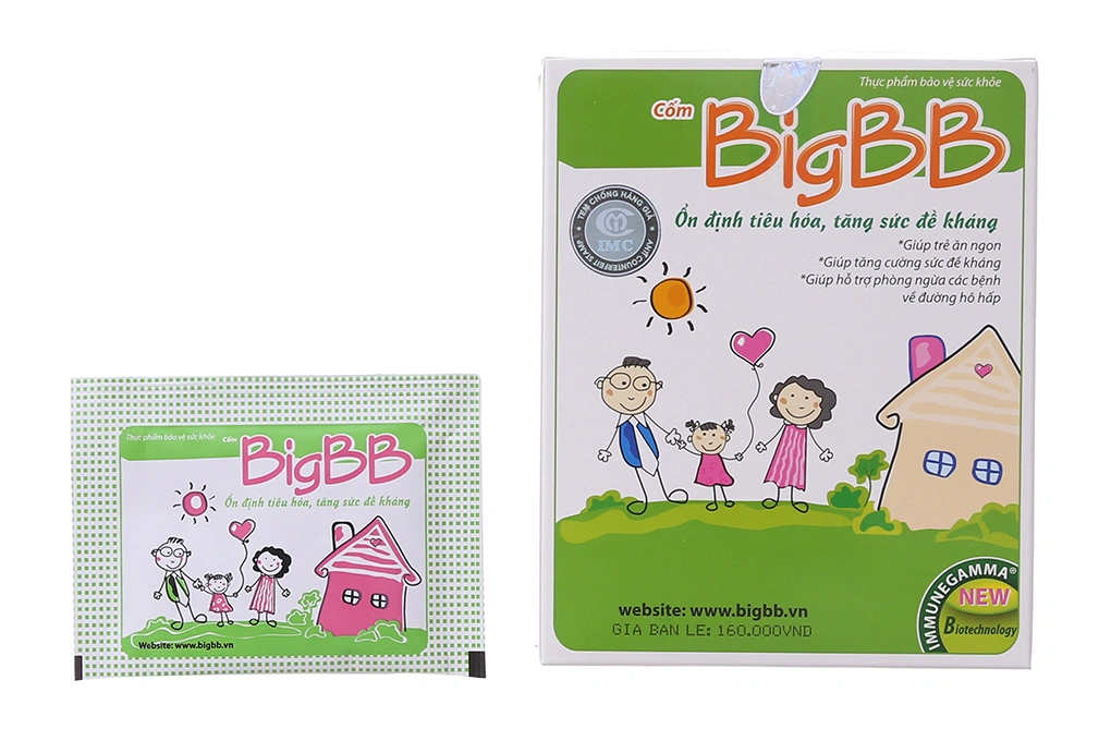 Cốm BigBB hộp 16 gói x 3g - 