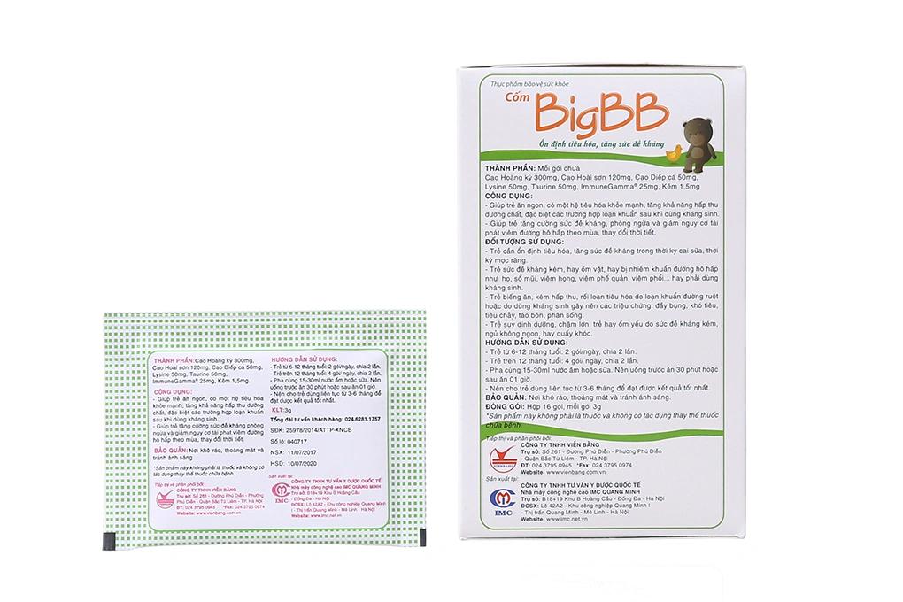 Cốm BigBB hộp 16 gói x 3g - 1