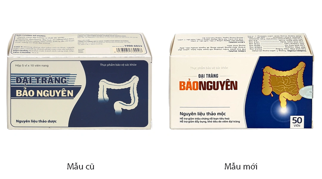Đại Tràng Bảo Nguyên hộp 50 viên - 