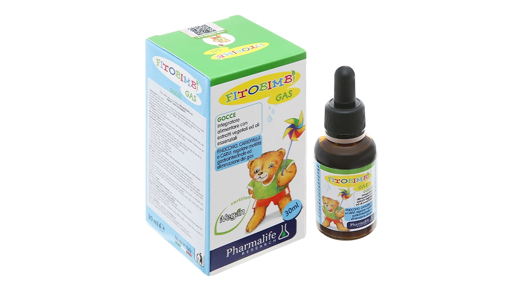 Fitobimbi Gas hỗ trợ tăng cường tiêu hóa ở trẻ nhỏ chai 30ml - 