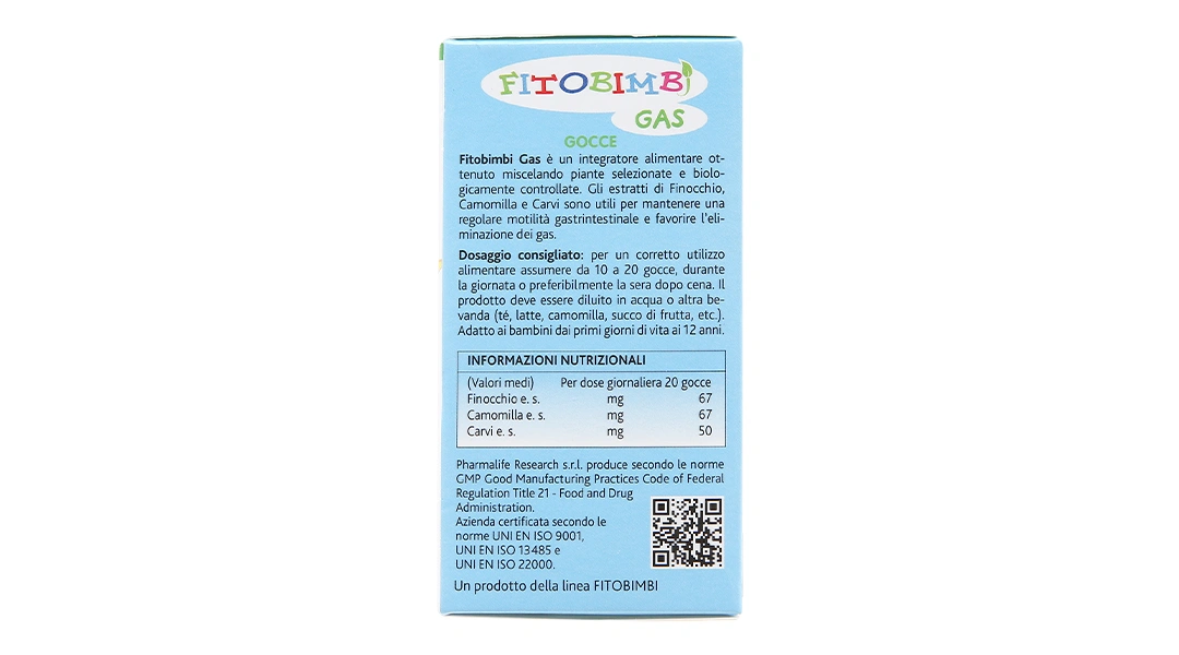 Fitobimbi Gas hỗ trợ tăng cường tiêu hóa ở trẻ nhỏ chai 30ml - 2