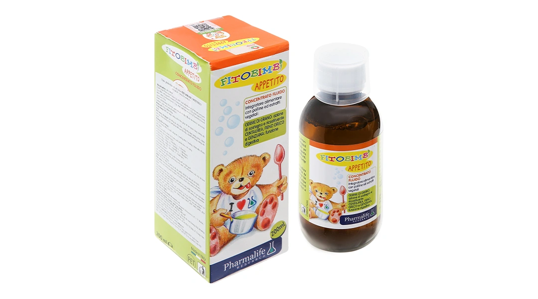 Fitobimbi Appetito hỗ trợ tăng cường tiêu hóa chai 200ml - 
