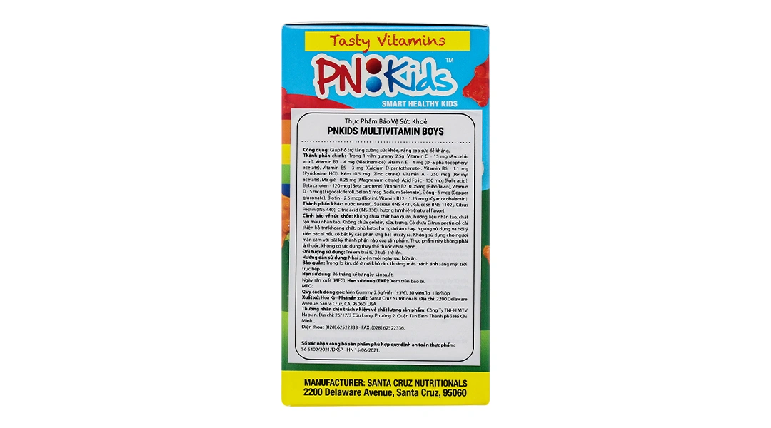Pn Kids Multivitamin For Boy hộp 60 viên - 4