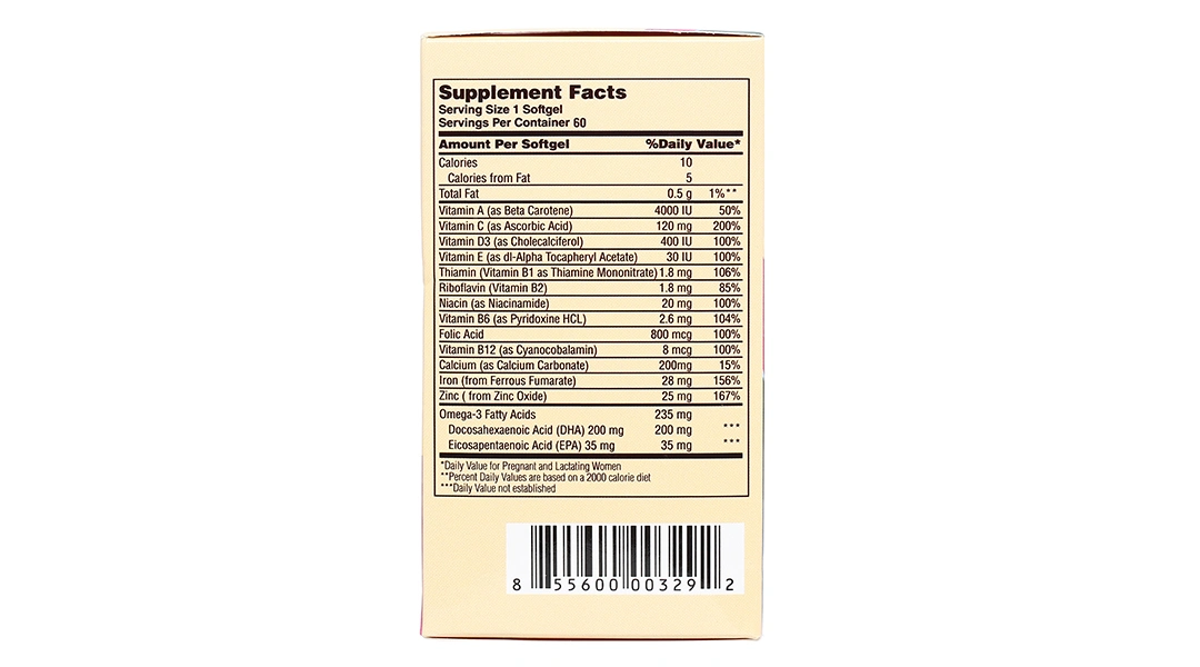Pharmekal Prenatal DHA & Folic Acid lọ 60 viên - 3