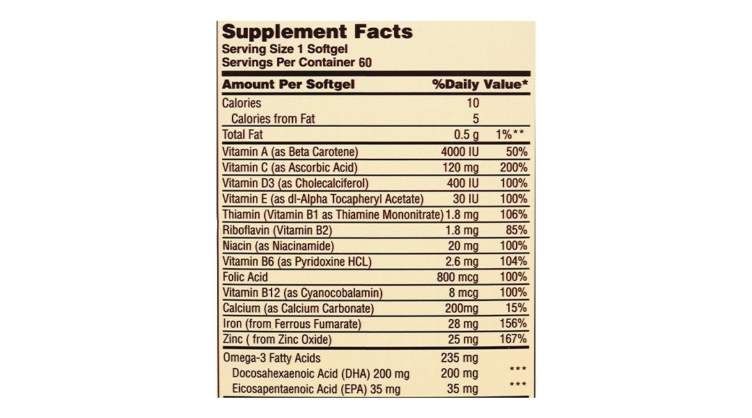 Pharmekal Prenatal DHA & Folic Acid lọ 60 viên - 4