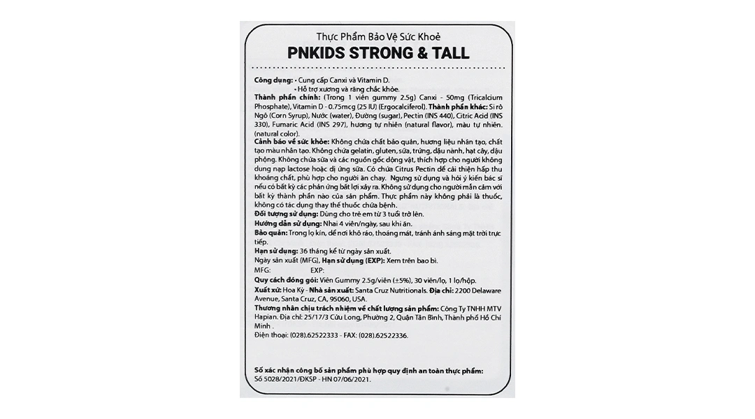 Pn Kids Strong & Tall chai 30 viên - 4