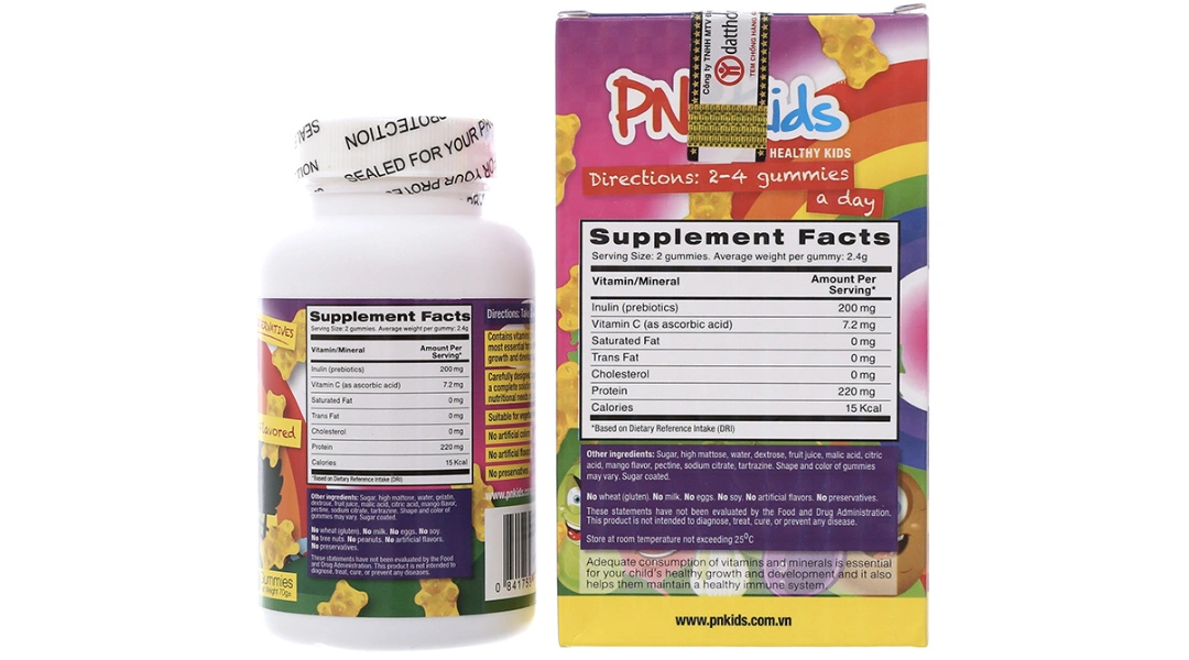 PN Kids Prebiotics & Veggie lọ 30 viên - 2
