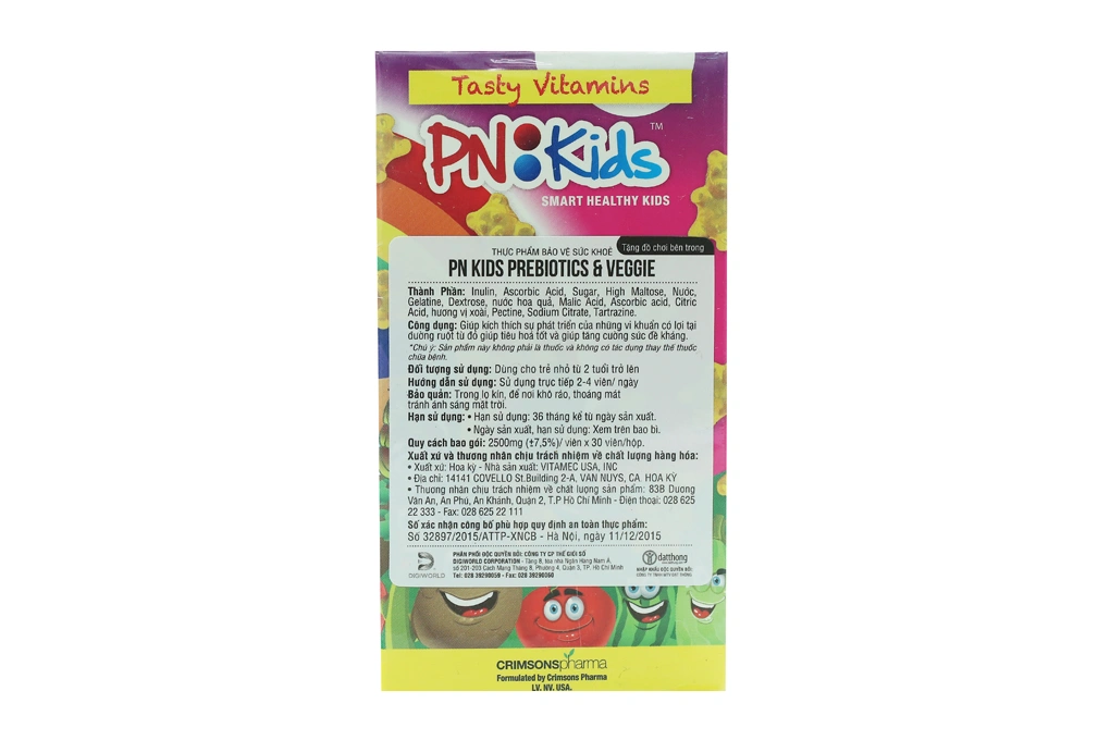 PN Kids Prebiotics & Veggie lọ 30 viên - 3